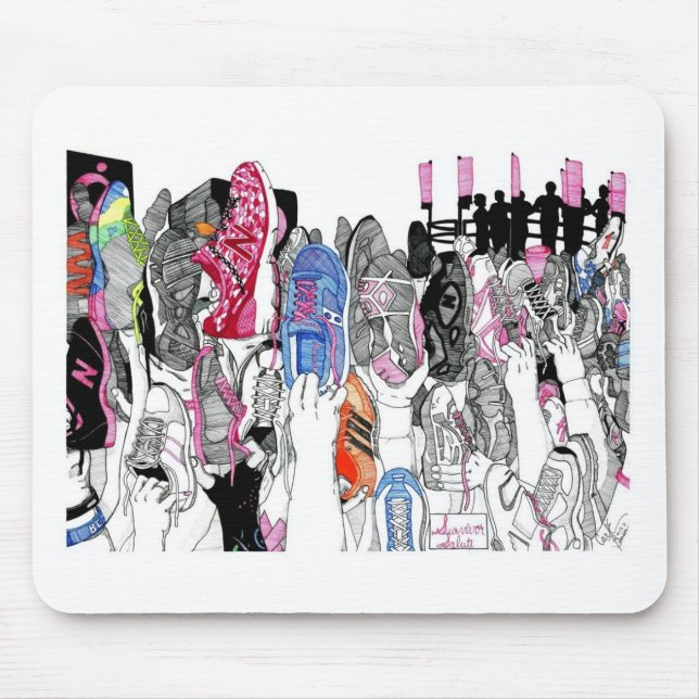 Survivor Salute Mouse Mat (Front)