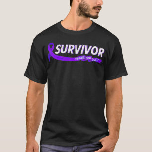 Survivor stronger than cancer pancreatic cancer aw T-Shirt