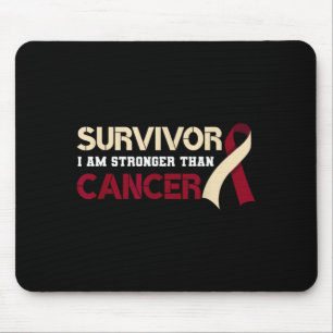 Survivor Stronger Than Oral Head Neck Cancer Mouse Mat
