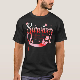 Survivor Substance Abuse Awareness Butterfly T-Shirt