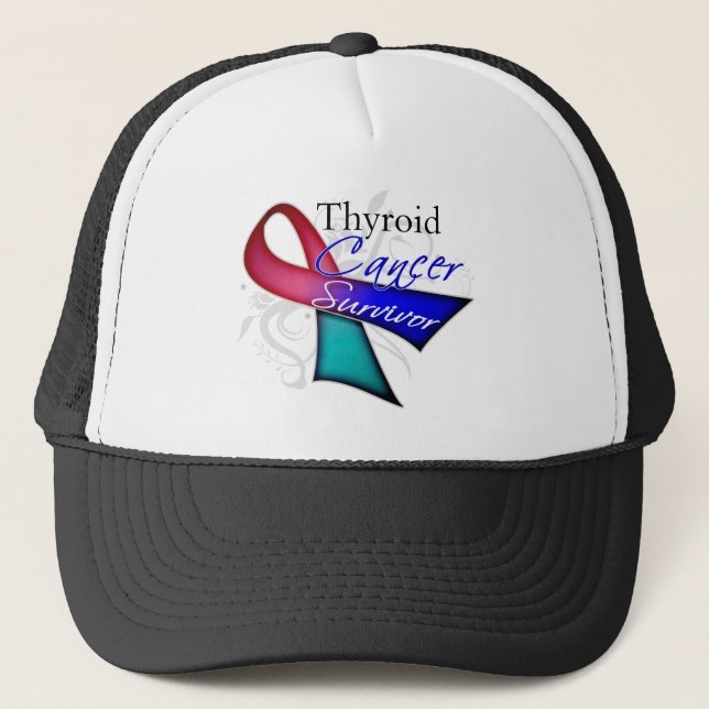 Survivor - Thyroid Cancer Trucker Hat (Front)