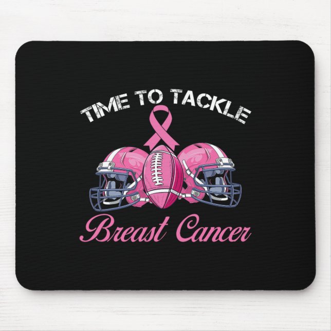 Survivor Time To Tackle Breast Cancer Awareness  Mouse Mat (Front)