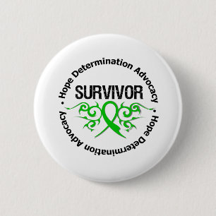 Survivor Traumatic Brain Injury 6 Cm Round Badge