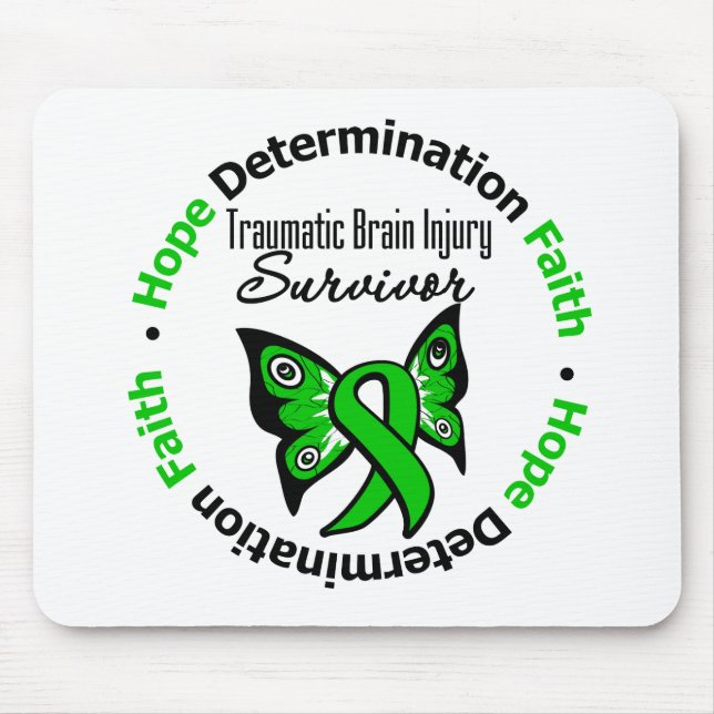 Survivor Traumatic Brain Injury v2 Mouse Mat (Front)