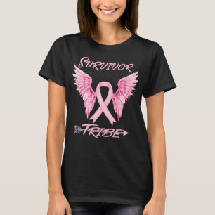 survivor tribe Breast Cancer Awareness T-Shirt