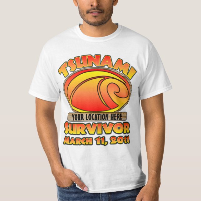 Survivor - Tsunami - Customise T-Shirt (Front)