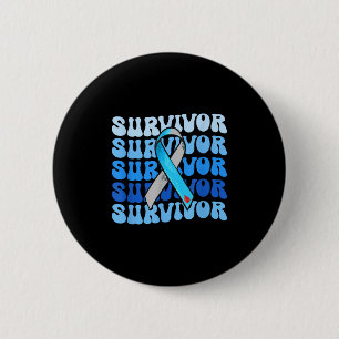 Survivor Type 1 Diabetes Awareness T1d Warrior Fig 6 Cm Round Badge