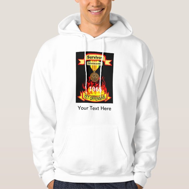 Survivor Vietnam Tet Offensive Hoodie (Front)