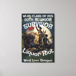 Survivor WLHS 50TH REUNION CLASS 1975 Canvas Print