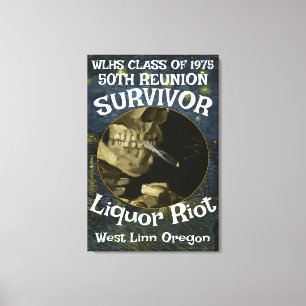 Survivor WLHS 50TH REUNION CLASS 1975 Canvas Print