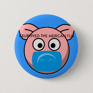 survivorpig 6 cm round badge
