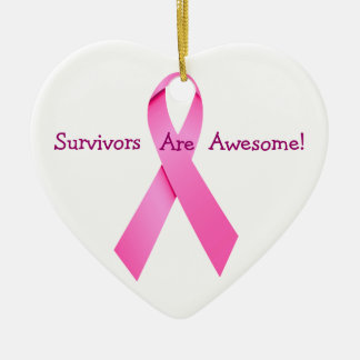 Survivors Are Awesome Christmas Ornament