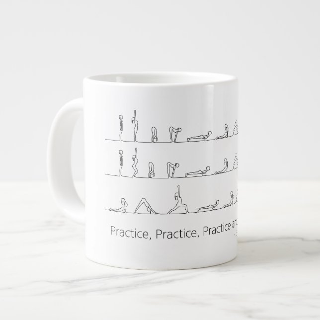 Surya Namaskar_Ashtanga Vinyasa Yoga Mug (Front Left)