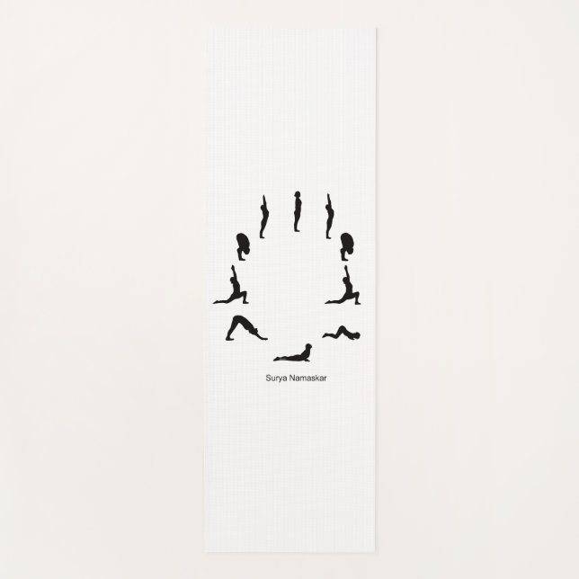 Surya Namaskar Yoga Mat (Front)