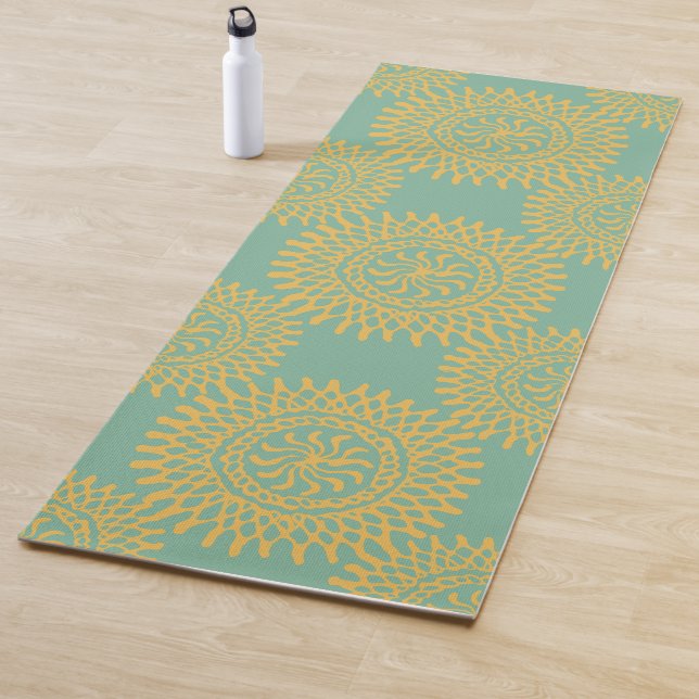 Surya turquoise Megyarsh mat (In Situ)