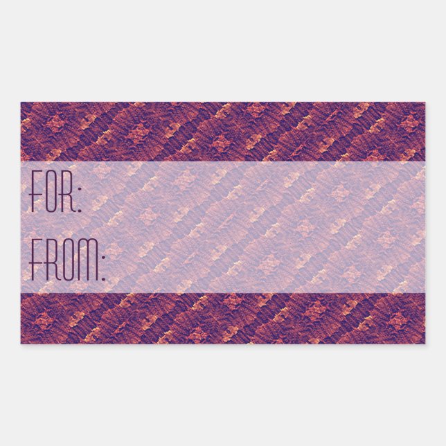 Suryasta Stripes Gift Tag (Front)