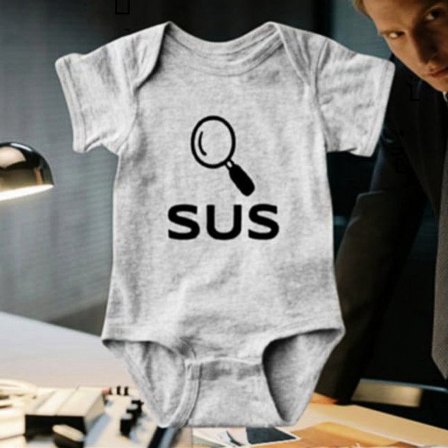 SUS Baby Bodysuit – For the Littlest Suspect (Creator Uploaded)