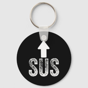 Sus Game Idk Bro Bruh Meme Funny Video Gamer 1 Key Ring