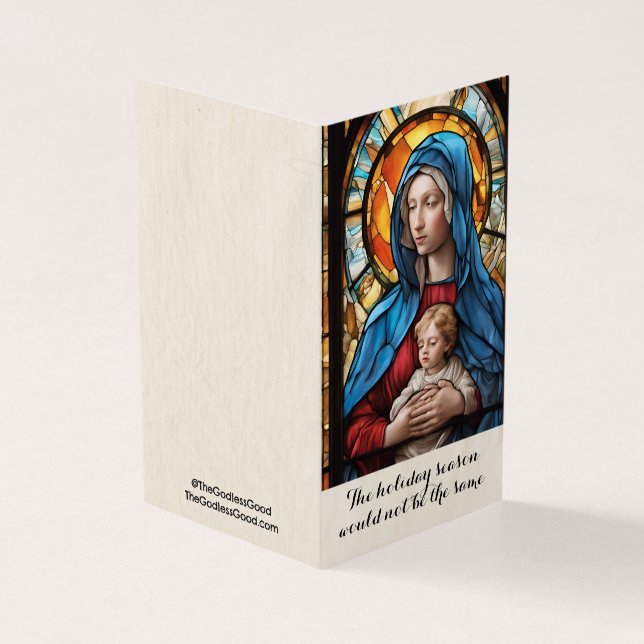Sus Mary - Atheist Christmas Cards - 25pk Small  (Outside)