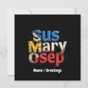 Sus Mary Osep Filipino Pride Customisable Invitation