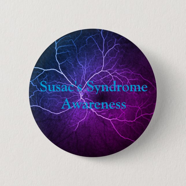 Susac's Syndrome Awareness Button (Front)