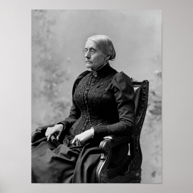 Susan B. Anthony Seated Portrait - 1891 Poster (Front)