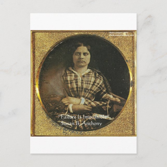 Susan B Anthony Wisdom Quote Gifts & Cards (Front)
