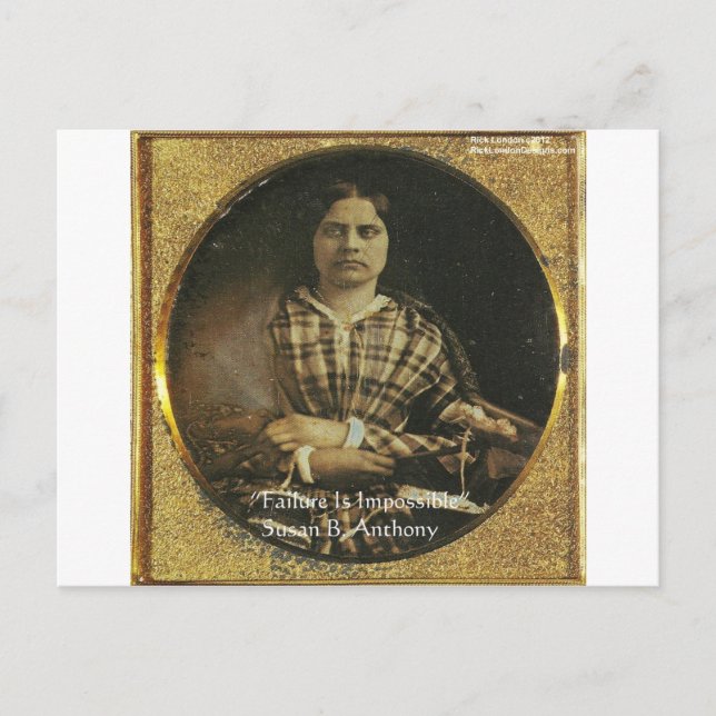 Susan B Anthony Wisdom Quote Gifts & Cards (Front)