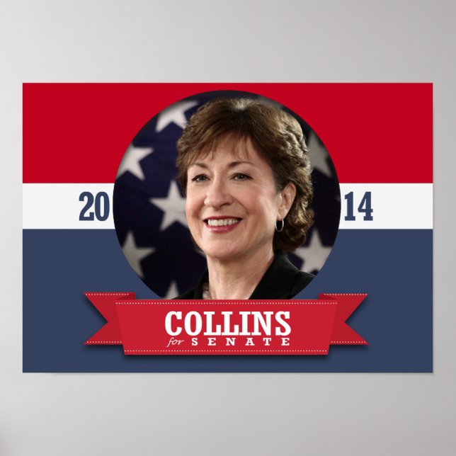 SUSAN COLLINS CAMPAIGN POSTER (Front)