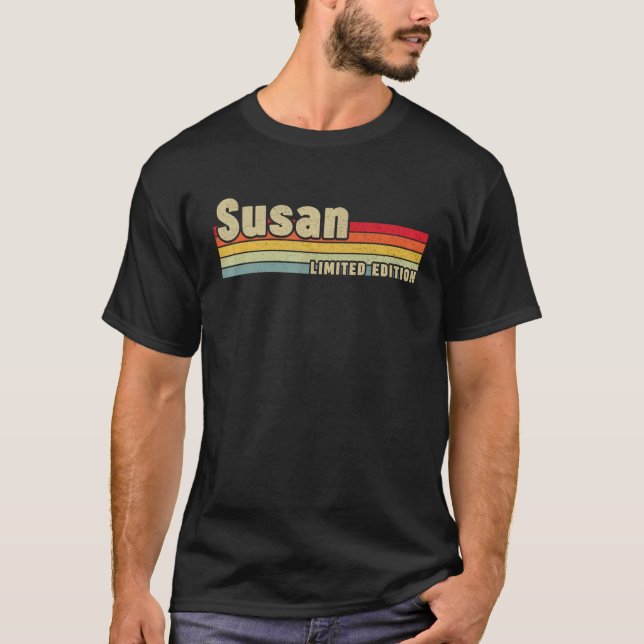 Susan Gift Name Personalised Birthday Funny Christ T-Shirt (Front)