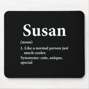 Susan Name Definition Funny D  Mouse Mat