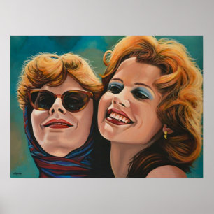 Susan Sarandon and Geena Davies alias Thelma and L Poster