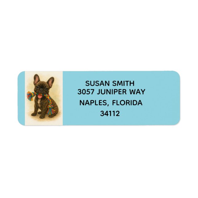 SUSAN SMITH RETURN LABEL (Front)