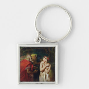 Susanna and the Elders, 1856 Key Ring