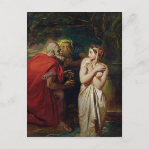 Susanna and the Elders, 1856 Postcard