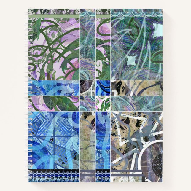 Susea Blu Studios Elemental Kaleidoscope Notebook (Front)