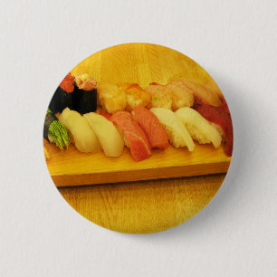Sushi 寿司 6 cm round badge
