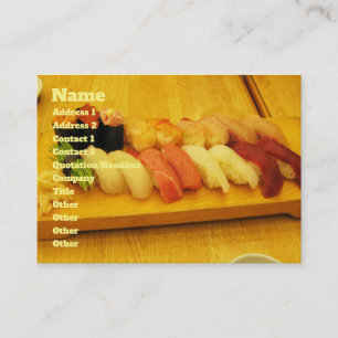 Sushi 寿司 business card