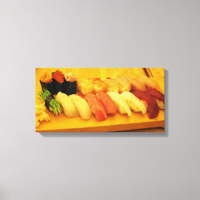 Sushi 寿司 canvas print (Front)