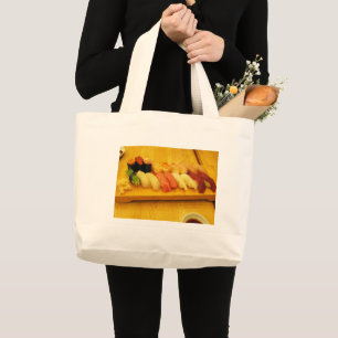 Sushi 寿司 large tote bag