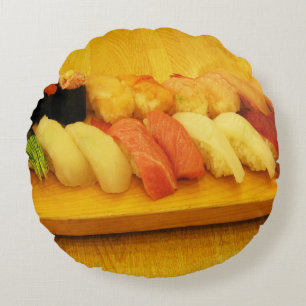 Sushi 寿司 round cushion