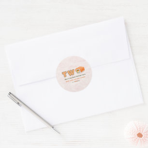 Sushi- 2nd Birthday Classic Round Sticker