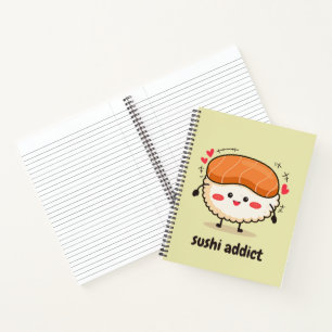 sushi addict notebook