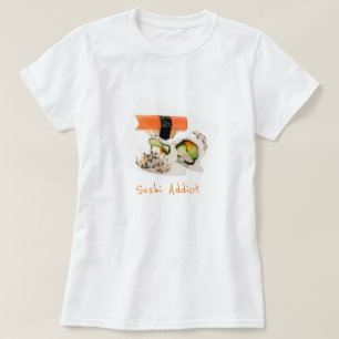 Sushi addict slogan cute Japanese food T-Shirt