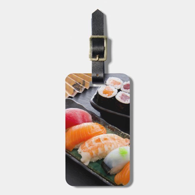 Sushi and rolls luggage tag (Front Vertical)