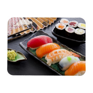 Sushi and rolls magnet