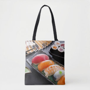 Sushi and rolls tote bag