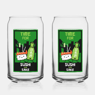 Sushi And Sake Foodies Can Glass