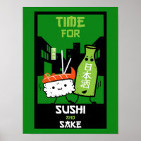 Sushi And Sake Foodies 
