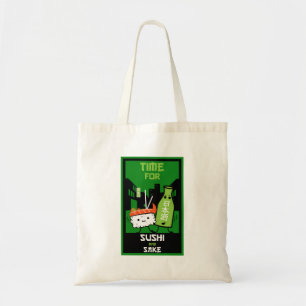 Sushi And Sake Foodies  Tote Bag